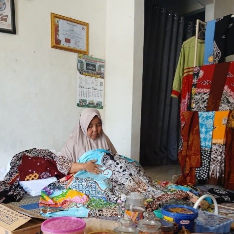 Proses membatik